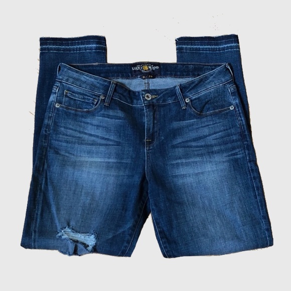 Lucky Brand Denim - Lucky Brand Jeans Distressed Released Hem